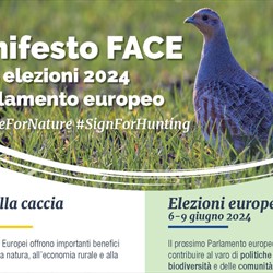 LA CABINA DI REGIA DEL MONDO VENATORIO SOSTIENE IL MANIFESTO DI FACE PER LE  ELEZIONI EUROPEE 2024